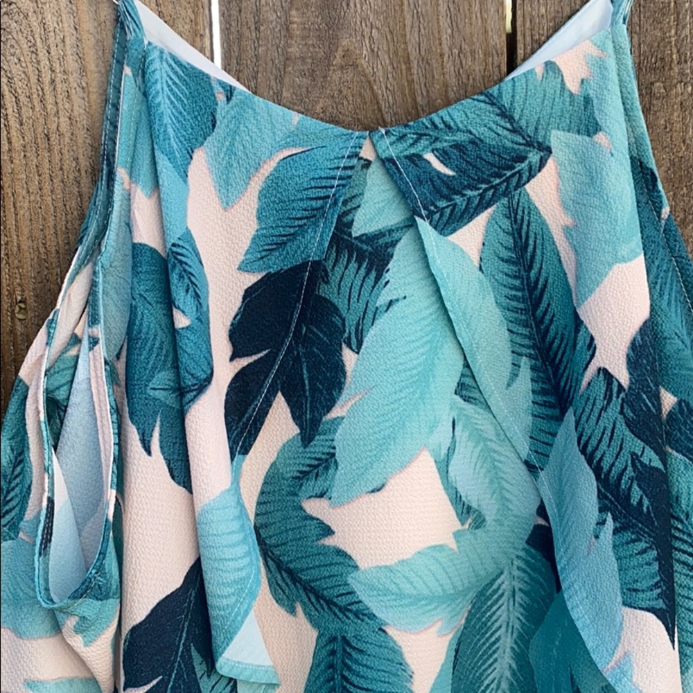 VICI tropical mini cold shoulder dress - Picture 7 of 7